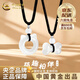 中國黃金（CHINA GOLD）貓咪平安扣玉髓吊墜男女情侶款項鏈紀念生日禮物中秋節禮物送女友 【兩件套】玉髓骨頭吊墜+玉髓貓咪吊墜*品牌禮盒