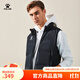 KELME /卡爾美 運動(dòng)羽絨馬甲男秋冬 訓練背心 鴨絨外套保暖坎肩3891415 黑色 XL