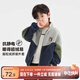 左西男童搖粒絨外套2025春秋季兒童抓絨衣中大童秋裝上衣 藏青色 150