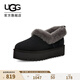 UGG秋季女士舒適茸茸毛鞋領(lǐng)厚底圓頭休閑懶人毛毛鞋 1166733 BLK | 黑色 37 鞋款偏小，建議拍大一碼