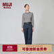 無(wú)印良品（MUJI） 女式 木棉混 牛仔直筒褲 女款牛仔褲子秋季休閑 BE1T3A4A 深藏青色 23inch/58.5cm （155/58A）