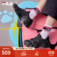 FILA 斐樂(lè )貓爪鞋4代女鞋老爹鞋情侶運動(dòng)鞋復古時(shí)尚休閑鞋網(wǎng)面透氣 【女款】黑-BK 37.5