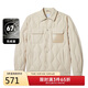 卡賓三防桃皮絨羽絨服24秋冬90鴨絨保暖外套 亞麻色05 50 