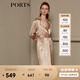 PORTS寶姿女裝長(cháng)袖長(cháng)風(fēng)衣SN9T004JWA003 黃金沙 L (8)