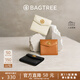 BAGTREE包包樹(shù) 真皮錢(qián)包復古多卡位卡包女士頭層牛皮錢(qián)包生日禮物女 焦糖色【bag tree女包】