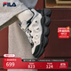 FILA 斐樂(lè )官方女鞋PEASE摩登運動(dòng)鞋2025冬新款豌豆鞋面包鞋休閑鞋 奶白/月巖灰-GL 37.5