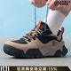 添柏嵐男鞋登山鞋秋冬戶(hù)外運動(dòng)休閑鞋輕便透氣防水耐磨低幫徒步鞋 灰褐色A6CYHEN5 43.5 (275mm)