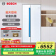 博世（BOSCH）冰箱637升超大容量對開門雙開門變頻家用電冰箱 制冷雙循環(huán) 鉑金抗菌 專屬鮮潤空間 支持國家補(bǔ)貼 希臘白（K2A99E120C）