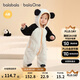 巴拉巴拉嬰兒連體衣秋冬裝寶寶外出抱衣爬服2025保暖絨感萌趣209425120201