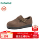 熱風(fēng)加絨保暖勃肯鞋女居家通勤厚底棉鞋冬季百搭休閑氣質(zhì)女棉鞋 15深棕（絨里）H02W4403 37