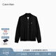 Calvin KleinJeans25春夏男士休閑經(jīng)典挺括ck棒球領(lǐng)飛行員夾克外套4RAB500 UB1-太空黑 XL