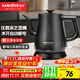 金灶（KAMJOVE） 茶藝專(zhuān)用泡茶燒水壺優(yōu)雅長(cháng)嘴電熱水壺隨手泡開(kāi)水壺自動(dòng)斷電熱水壺煮水壺家用1L 1L T-93（磨砂黑色）