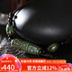 妍韻珠寶精品綠九眼老天珠吊墜玉髓瑪瑙掛墜護身符男女款飾品水晶瑪瑙項鏈