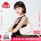 Kappa卡帕 25年新款女士時(shí)尚皮質(zhì)感腋下包韓版百搭單肩手提包 白薔薇粉滿(mǎn)印