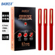 寶克（BAOKE）PC3878 黑珍珠中性筆 0.7mm簽字筆啞光筆桿學(xué)習辦公用品高顏值刷題筆 紅色 12支/盒