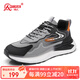 強人運動休閑男鞋透氣輕便緩震特大碼戶外慢跑鞋 JD603001 黑灰 46碼
