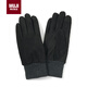 MUJI男女通用 不易沾水 防風(fēng) 起毛 觸摸屏手套 黑色 M