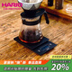 HARIO 咖啡電子秤高靈敏防水手沖咖啡秤智能多功能咖啡稱(chēng)升級款 黑色