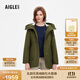 AIGLE艾高棉服秋季MTD防風(fēng)防雨透汽SORONA舒適保暖時(shí)尚外套女士 軍綠 BE571 M (38) (165/88A)