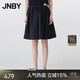 JNBY/江南布衣25夏新品休閑褲女寬松短褲5P4E10400 001/本黑 M