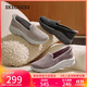 斯凱奇（Skechers）女鞋2025新款秋冬季加絨保暖單鞋軟底健步鞋一腳蹬休閑鞋159340
