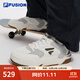 FILAFUSION斐樂(lè )潮牌男鞋GRIND滑板鞋冬季新款休閑鞋運動(dòng)鞋 雪白/安靜灰-SQ 41