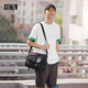 森馬（Semir）斜挎包男工裝背包大容量帆布包情侶郵差包105324153212