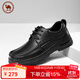 駱駝皮鞋男經(jīng)典商務(wù)休閑牛皮鞋軟底舒適通勤男鞋 P15A211018 黑色 42