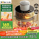 小熊（Bear）絞肉機家用 絞餡機碎肉機電動(dòng)多功能料理攪拌機 肉餡蒜蓉機 可調粗細攪肉機2L懸浮雙刀QSJ-F03X2