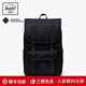 Herschel赫行【黑標系列】新升級Little America20升中號雙肩包 純黑色 20L