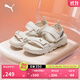 彪馬（PUMA）緩震增高厚底云感透氣魔術(shù)貼涼鞋外穿男女RSSANDAL374862 米白色-黑色-06 40.5