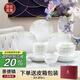 NINE CRANES高顏值景德鎮(zhèn)碗具套裝家用骨瓷簡(jiǎn)約碗盤釉下彩組合碗家用餐具整套