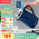 摩飛電器（Morphyrichards）電熱水壺燒水壺熱水壺 家用恒溫水壺1.5L不銹鋼304雙層防燙實(shí)時(shí)顯溫開(kāi)水壺MR6070藍