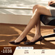 73Hours女鞋反復(fù)迷戀2025春季新品細(xì)跟尖頭純色淺口單鞋 酒紅 38