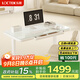 樂(lè )歌電動(dòng)升降電腦桌智能升降站立辦公學(xué)習桌E7pro/1.2m鋼化玻璃雅白