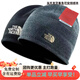 梧瓏戶(hù)外棉帽子男冬季保暖防寒跑步防風(fēng)毛線(xiàn)抓絨大頭圍針織潮流雙面帽 黑色+灰色(雙面可戴)