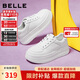 百麗簡(jiǎn)約厚底小白鞋25新款休閑增高板鞋B2597BM5 白色 38