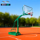 星加坊戶(hù)外成人標準移動(dòng)凹箱式籃球架家用學(xué)校室外比賽籃球架