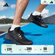 adidas GALAXY 5挑戰里程舒適網(wǎng)面體測跑鞋男子阿迪達斯官方   黑色   41