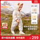 英氏（YEEHOO）兒童羽絨服秋冬納米抗菌輕薄款嬰兒羽絨服連體衣