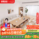 晶耀客廳實(shí)木帶抽屜大書(shū)桌簡(jiǎn)約家用工作臺書(shū)房書(shū)法桌書(shū)畫(huà)桌雙人學(xué)習桌 書(shū)桌(雙邊六抽屜)180*80*75 規格