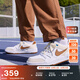 耐克男子低幫平底運動(dòng)鞋冬季復古經(jīng)典板鞋NIKE FULL FORCE HJ3485 121白/淺英國褐/白/清透藍 42