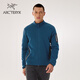 ARC'TERYX始祖鳥(niǎo) COVERT CARDIGAN 保暖 男子 抓絨衫 Lodestar Heather/黑色/瀚空藍 L