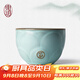 東道汝窯河南非遺茶具茶杯陶瓷功夫虎年生肖品茗杯開(kāi)片可養汝瓷主人杯 虎年蓮升（天青色）125ML
