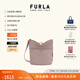 芙拉（FURLA）【同價(jià)11.11】SFERA SOFT牛皮迷你女士時(shí)尚休閑單肩斜挎包水桶包 灰色