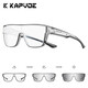 卡普沃（KAPVOE）騎行眼鏡近視套鏡日夜兩用防紫外線(xiàn)防風(fēng)防塵鏡大框變色護目鏡