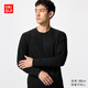 優(yōu)衣庫男裝HEATTECH Ultra Warm圓領(lǐng)T恤/長(cháng)袖保暖衣秋衣479525 479525/09黑色 M /170/95
