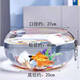 橙央玻璃魚(yú)缸特大號圓形透明生態(tài)創(chuàng  )意魚(yú)缸客廳桌面加厚玻璃鼓缸金魚(yú)缸 超大號鼓缸40厘米+彩石+水草