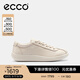 愛(ài)步（ECCO）休閑鞋女 2025時(shí)尚百搭簡(jiǎn)約輕盈牛皮德訓鞋板鞋 柔酷220263 石灰色22026301378 39