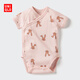 優(yōu)衣庫嬰幼兒寶寶JOP包臀衣短袖1件裝連體衣478354 478355 478356 478356/11粉紅色(開(kāi)襟款) 70cm